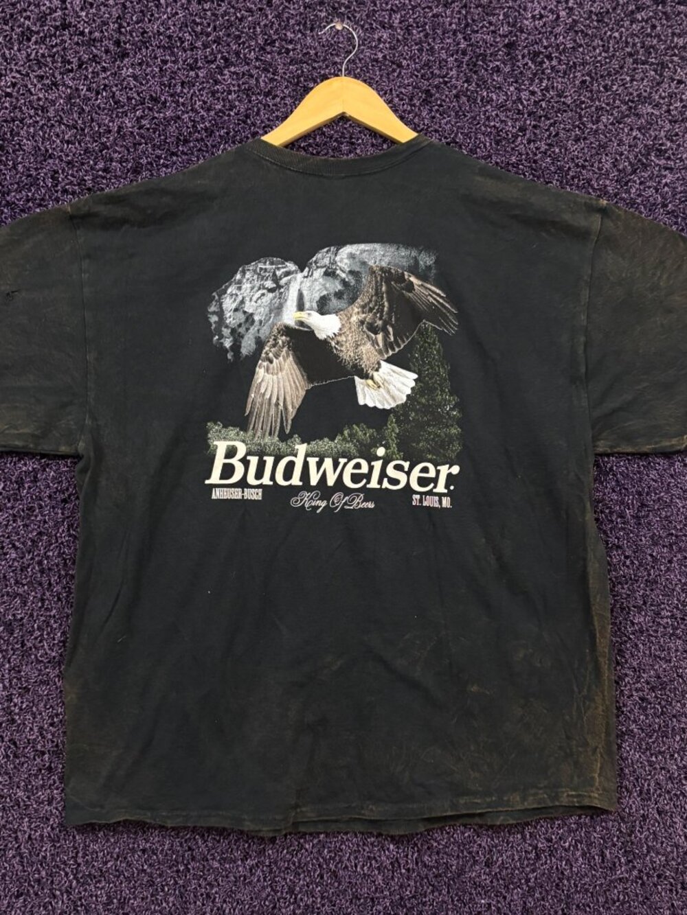 Budweiser American Bald Eagle The King of Beers T-Shirt XXL
